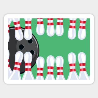 Bowling League Sticker